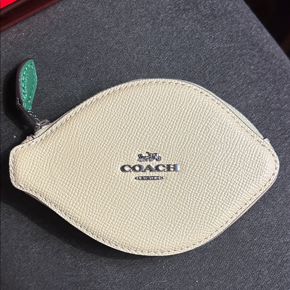 Coach Lemon Coin Case